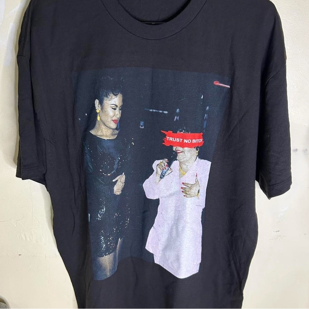 Selena Quintanilla Black Graphic T-Shirt
